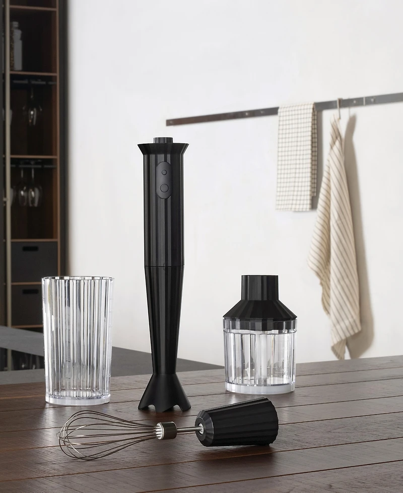 Alessi Plisse Hand Blender Set
