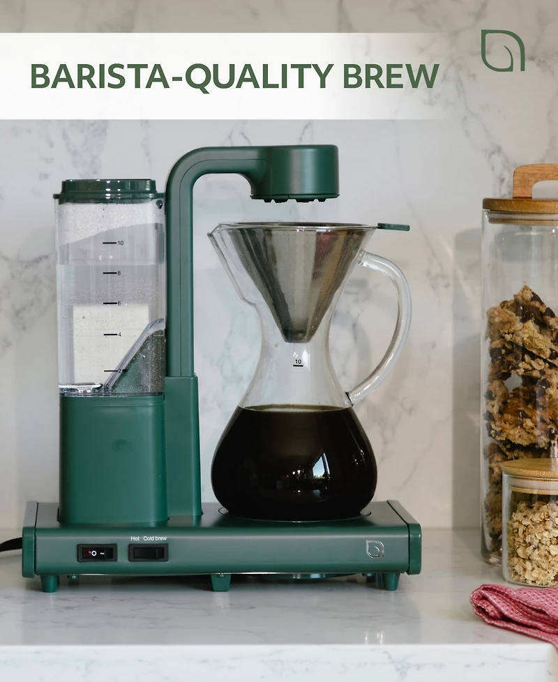 Willow Kitchen Artisan Brew Automatic Pour Over Coffee Maker- Blooming Technology