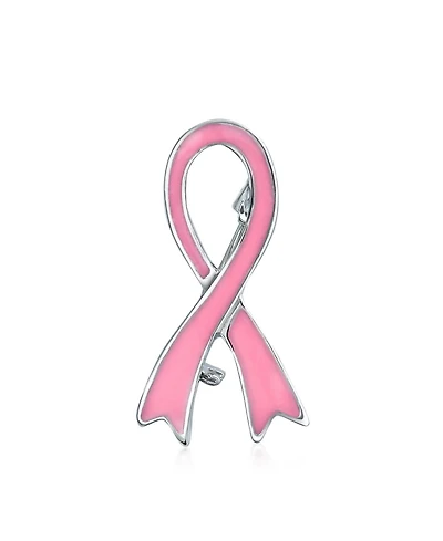 Bling Jewelry Prevention Pink Ribbon Breast Cancer Survivor Brooch Pin Gold Heart Accessory