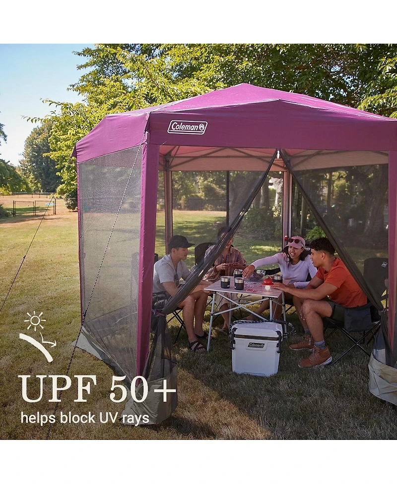 Coleman Blackberry Back Home 10.5 x 9 Screen Canopy Tent
