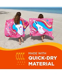 Ben Kaufman Printed Beach Towel Set - Oversized for Kids Quick-Dry & Soft Cotton with Design Luxury Swimming