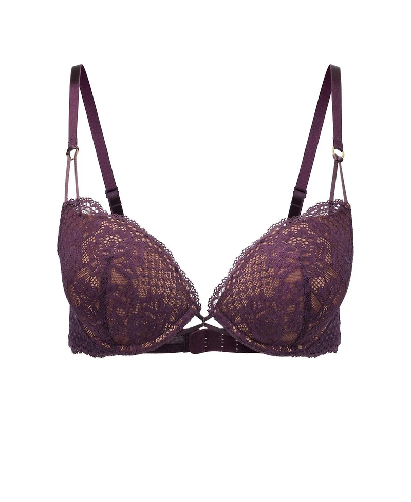 Adore Me Women's Josie Push Up Plunge Bra