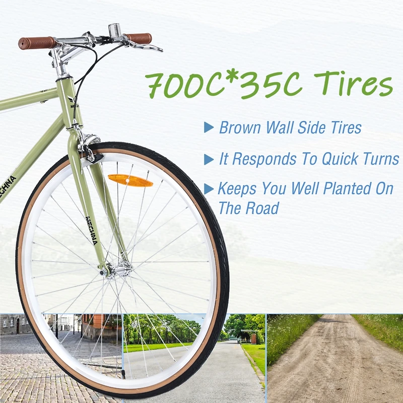 Streamdale Single Speed Retro 700C City Bike