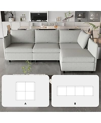 Streamdale Modular Sofa with Storage & Sleeper Options