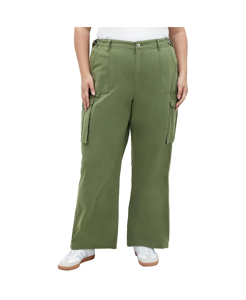 City Chic Plus Mia Cargo Pant