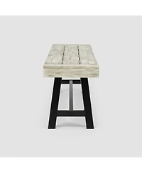 Carlisle Acacia Wood Outdoor Dining Bench: Durable And Stylish For Summer Gatherings