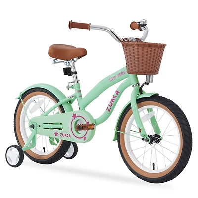 Streamdale Kids' 16" Bike with Training Wheels (Multicolor)