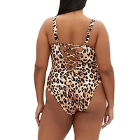 City Chic Plus Vigo Print 1 Piece