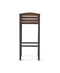 Acacia Wood And Iron Industrial Barstools: Modern Sophistication For Your Bar Or Dining Space