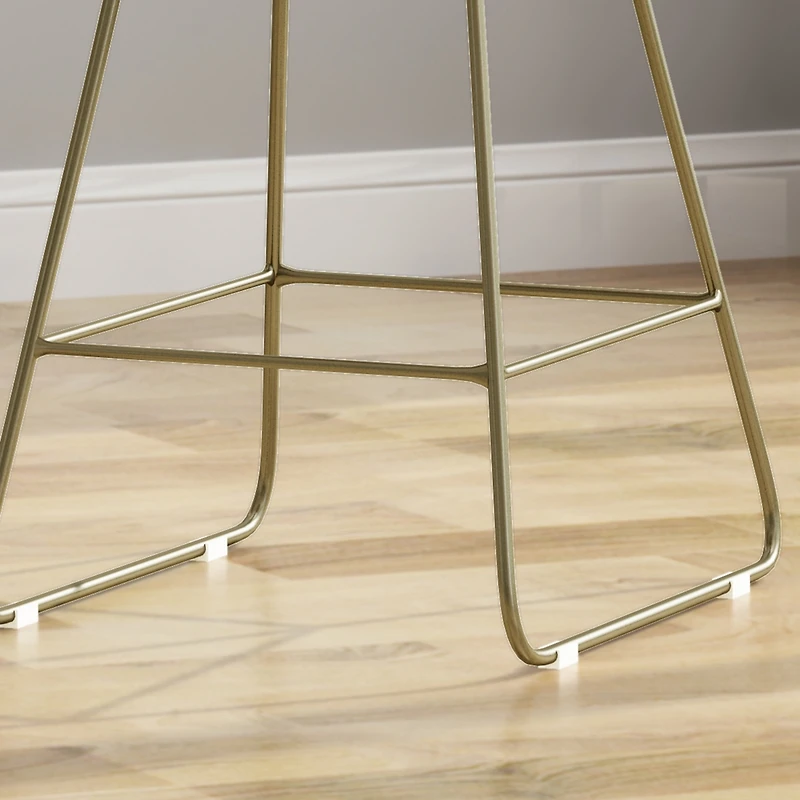 Streamdale Geometric Counter Stools with Waterproof Cushions