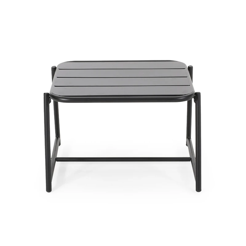 Streamdale Modern Matte Metal Side Table Enhance Your Outdoor Oasis