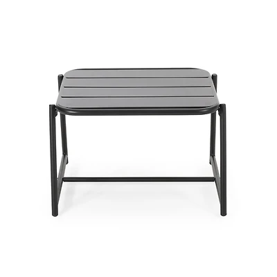 Streamdale Modern Matte Metal Side Table Enhance Your Outdoor Oasis