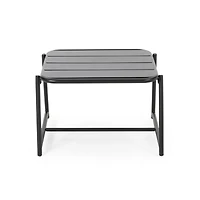 Streamdale Modern Matte Metal Side Table Enhance Your Outdoor Oasis