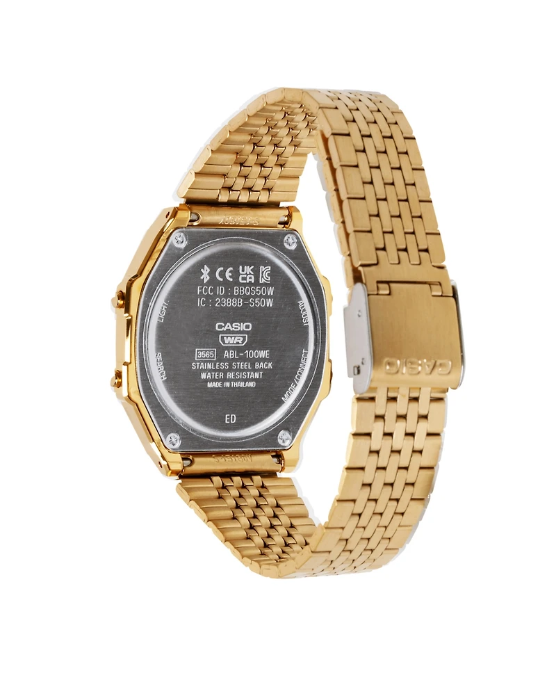G-Shock Casio Men's and Women's Gold Tone Stainless Steel Watch, 41.6mm, ABL100WEG-9AV