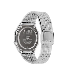 G-Shock Casio Men's and Women's Silver Tone Stainless Steel Watch, 41.6mm, ABL100WE-1AV