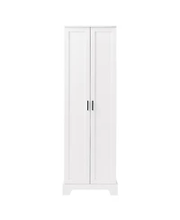Storage Cabinet with Two Doors for Bathroom, Office, Adjustable Shelf, Mdf