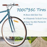 Streamdale Classic Single Speed City Bike for Men and Women