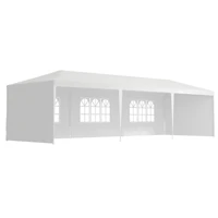 Streamdale 10x30' Outdoor Gazebo Tent with Sidewalls