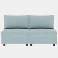 Streamdale Furniture Love Seat Couches, Chaise Longue Mid Century Modern Sofa Couch With Storage for Small Spaces, Living Room