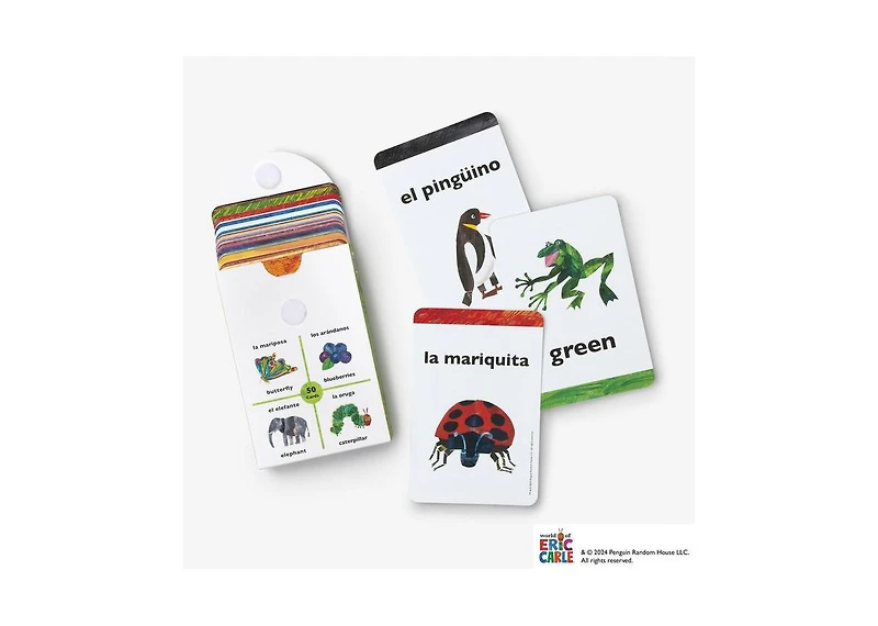 Barnes & Noble The World of Eric Carle Bilingual Flashcards: 50 Cards in English and Spanish by Eric Carle