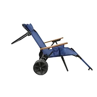 Streamdale 2-in-1 Beach Cart and Lounge Chair