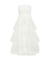 City Chic Plus Sweetheart Tulle Maxi Dress
