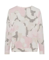 Olsen Women's Long Sleeve Pastel Camo T-Shirt