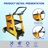 Streamdale Multi-Function 3-Tier Welding Cart w/ Storage