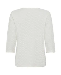 Olsen Women's Textured V-Neck T-Shirt