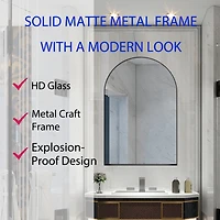 Streamdale Arched Recessed Medicine Cabinet with Mirror