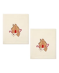 Avanti Gingerbread Cotton Hand Towel Set, 28" x 16"