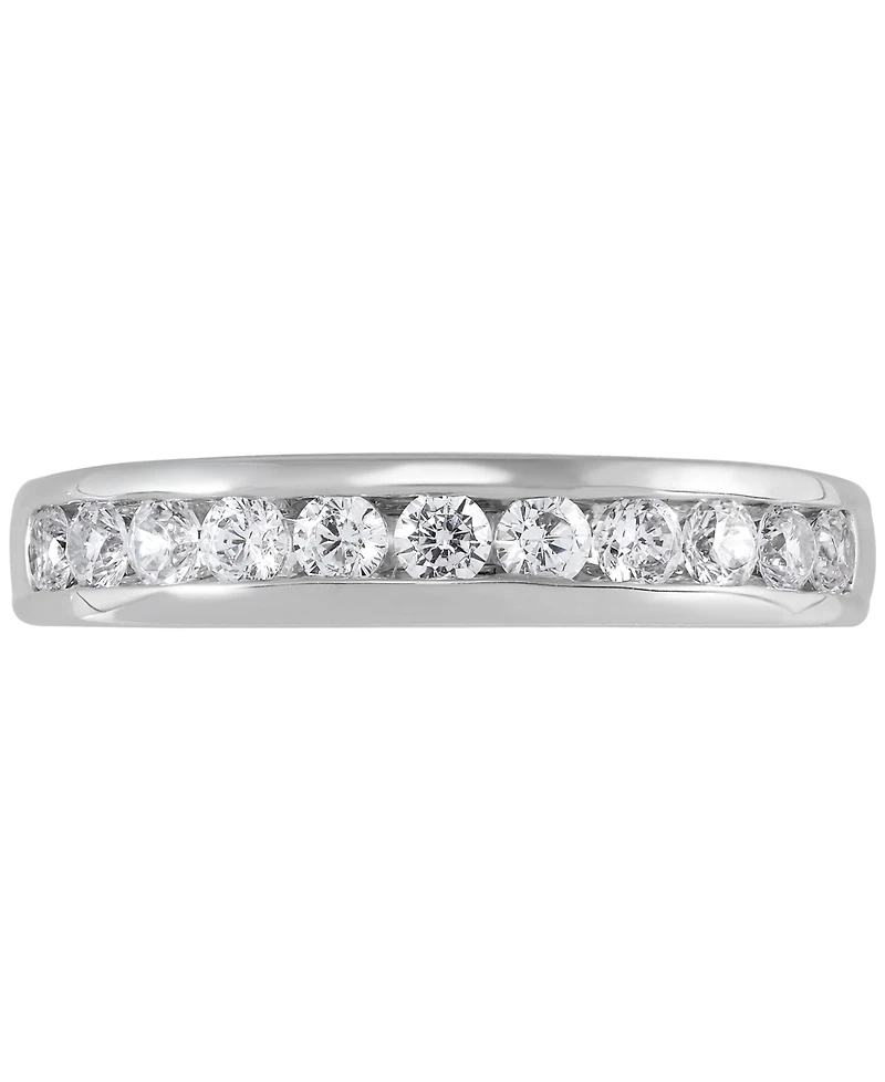 Grown With Love Certified Lab Diamond Channel-Set Band (1/2 ct. t.w.) 14k Gold