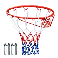 Streamdale 18" Steel Basketball Rim with Net (Easy Install)