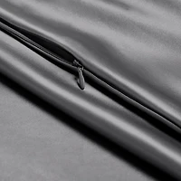 Bare Home Mulberry Silk Pillowcase, Zipper Closure Standard