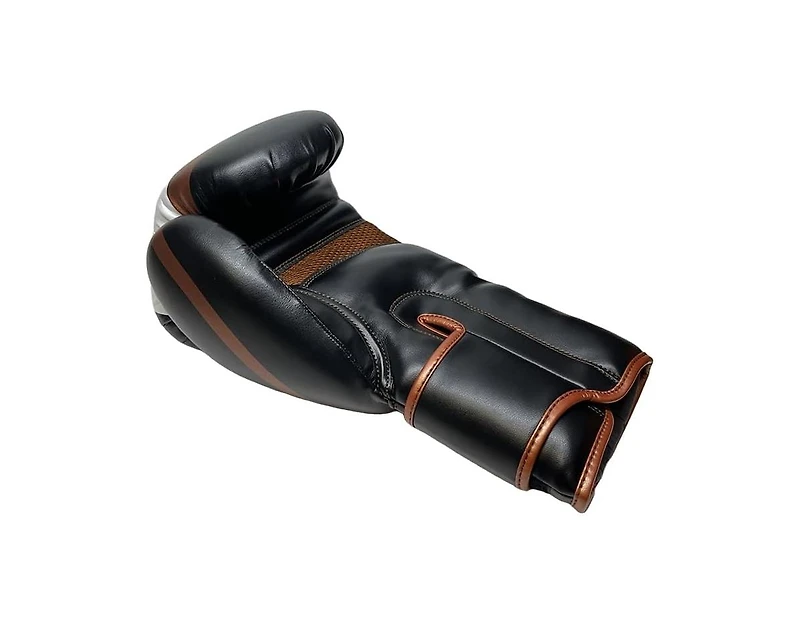 Invincible Fight Gear Hook and Loop Leather Training Boxing Gloves with Usa Flag Colors