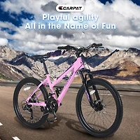 Streamdale 24" Mountain Bike Shimano, Disc Brakes, Suspension