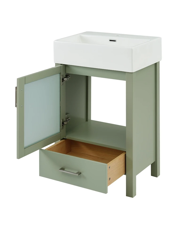 Streamdale Stylish 20" Vanity with Sink and Storage