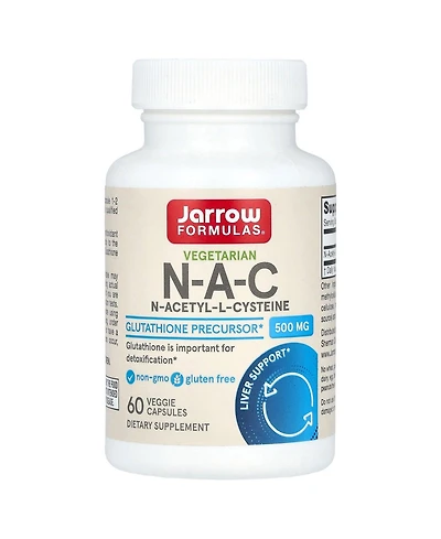 Jarrow Formulas Vegetarian N-a-c 500 mg