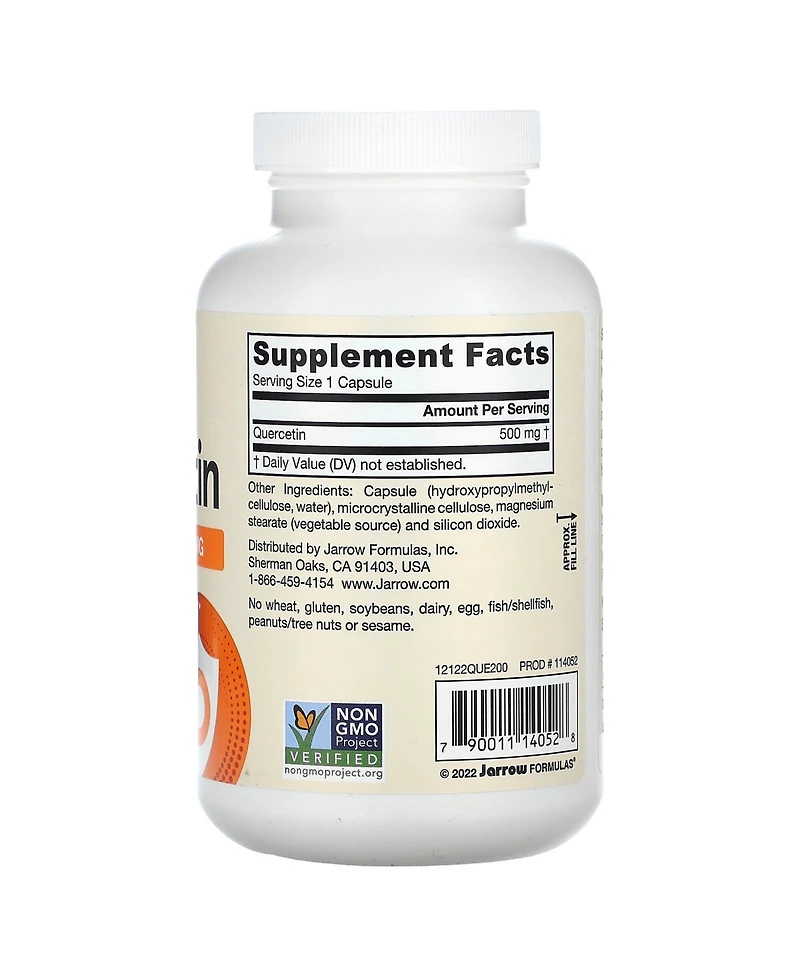 Jarrow Formulas Quercetin 500 mg