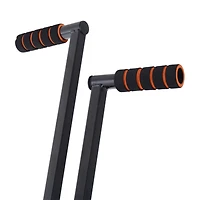 Vertical Climber, High-Intensity Cardio & Muscle Toning Exercise for Home Gym, Folding Steel, Adjustable Height, Display Monitor, 220 lbs. Weight Capa