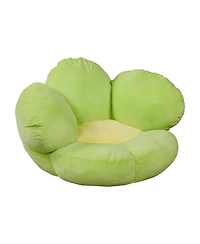 ECR4Kids SoftZone Flower Cozy Cushion, Bright Green