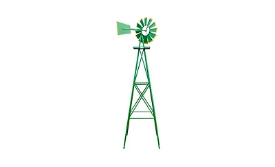 Slickblue 8FT Weather Resistant Yard Garden Windmill Durable Outdoor Decor for Your Landscape