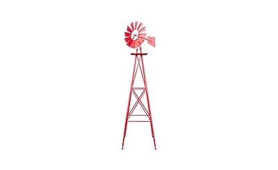 Slickblue 8FT Weather Resistant Yard Garden Windmill Durable Outdoor Decor for Your Landscape