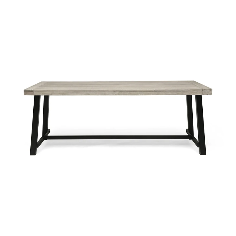Streamdale Modern Acacia Wood Outdoor Dining Table For 8