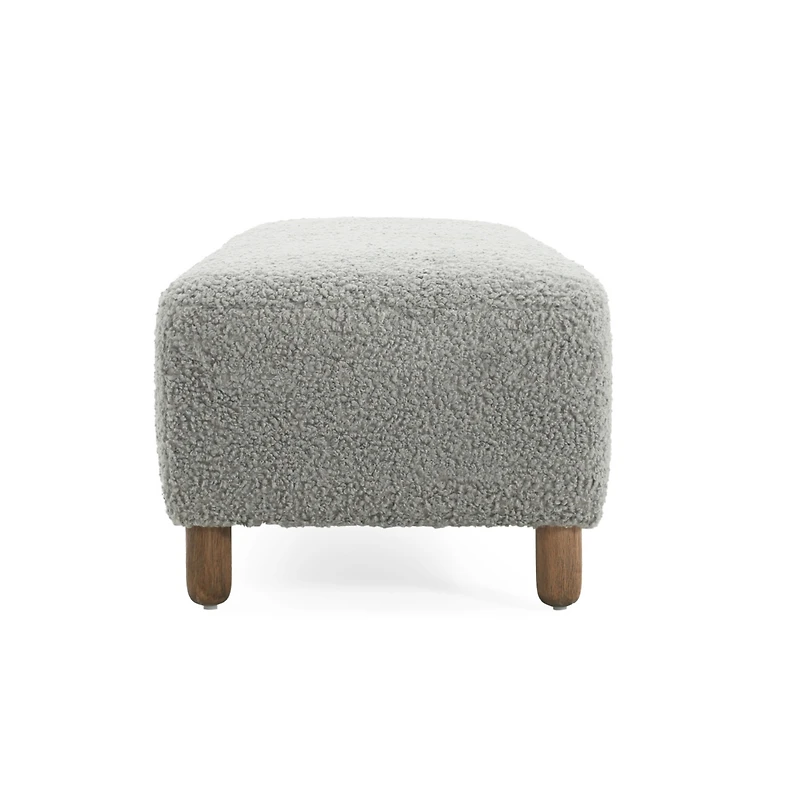 Streamdale Comfortable Ottoman, Grey