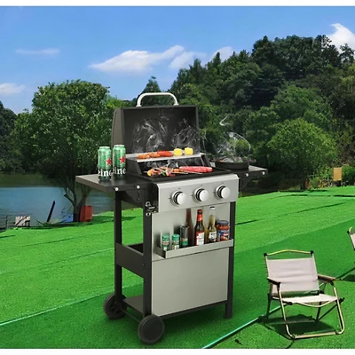 Streamdale 3-Burner Propane Bbq Grill, 25,650 Btu