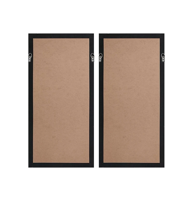 Streamdale Framed Geometric Rice Paper Panel 2-piece Shadowbox Wall Decor Set