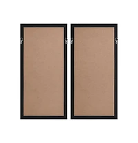 Streamdale Framed Geometric Rice Paper Panel 2-piece Shadowbox Wall Decor Set