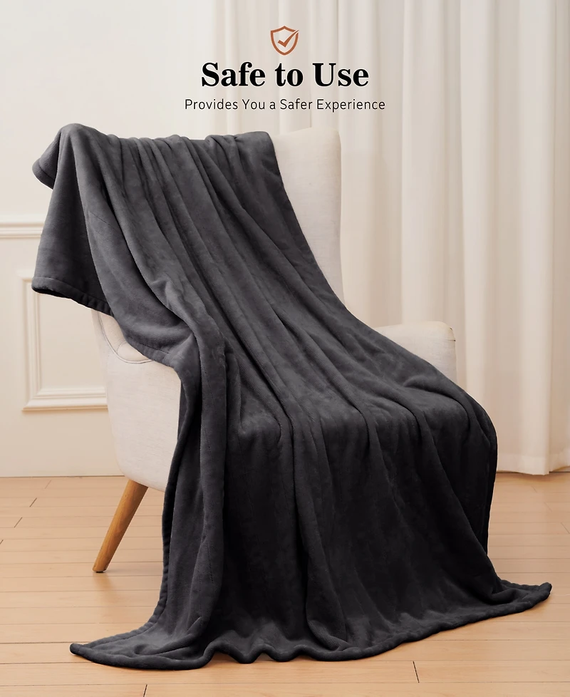 Sealy Heated Flannel Throw, 50" x 60"