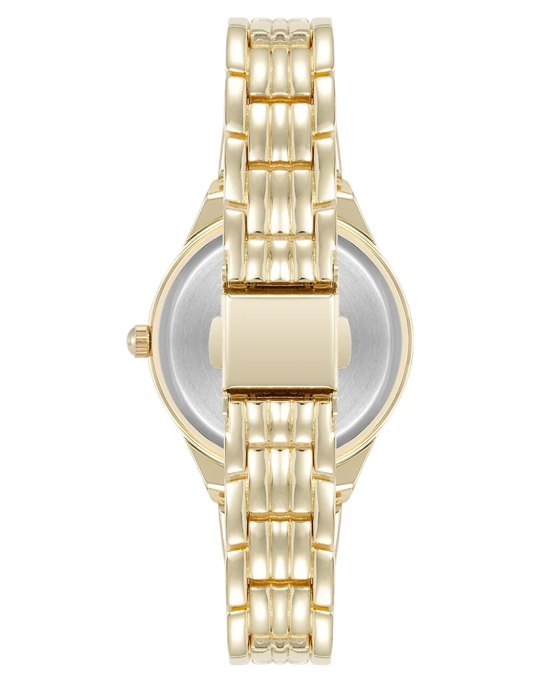 Anne Klein Women's Quartz Casual Gold-Tone Alloy Metal Watch, 28mm